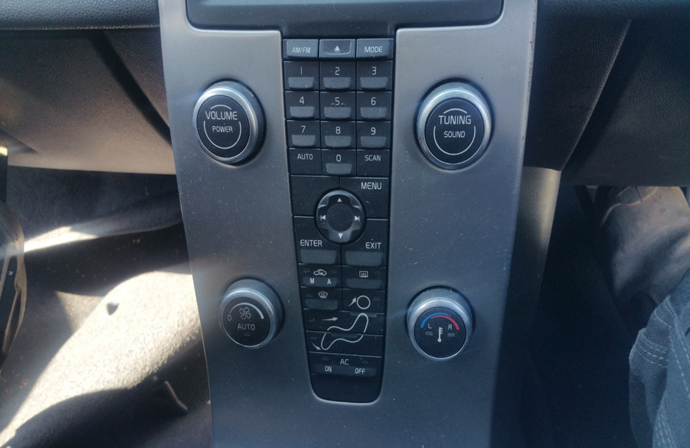 Volvo V50 SE D Heater control panel